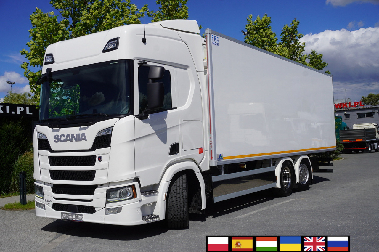 SCANIA R500 / Lecapitaine refrigerator 20 EPAL / Carrier Supra 950 / Steered 3rd axle - Kølevogn lastbil: billede 1 SCANIA R500 / Lecapitaine refrigerator 20 EPAL / Carrier Supra 950 / Steered 3rd axle - Kølevogn lastbil: billede 1