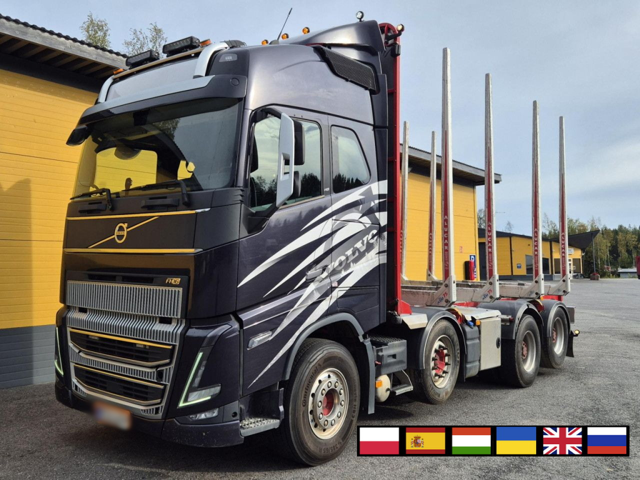 VOLVO FH 750 8x4 / 2 lifted axles / timber truck - Tømmerbil: billede 1 VOLVO FH 750 8x4 / 2 lifted axles / timber truck - Tømmerbil: billede 1