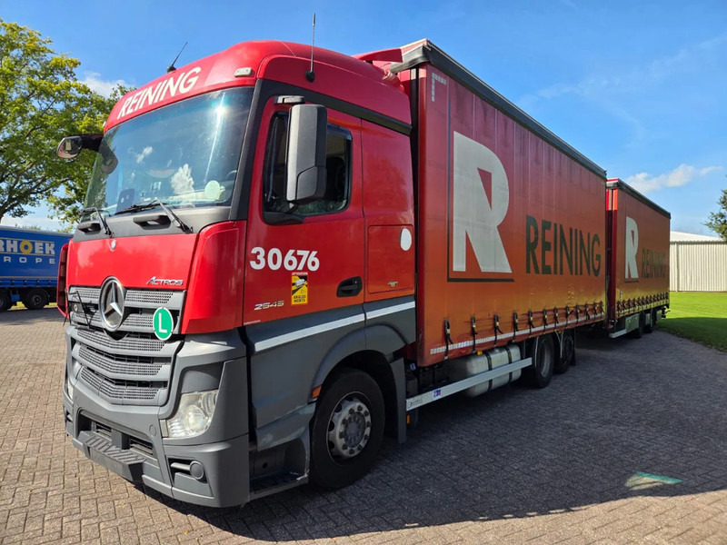 Mercedes-Benz Actros 2545 6X2 Retarder Volumecombi - Lastbil med presenning: billede 1 Mercedes-Benz Actros 2545 6X2 Retarder Volumecombi - Lastbil med presenning: billede 1