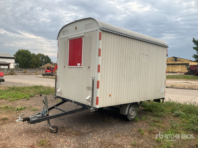 2012 Warrlich 3,50/80/KM/H S/A Enclosed Trailer - Skur container, Anhænger: billede 1 2012 Warrlich 3,50/80/KM/H S/A Enclosed Trailer - Skur container, Anhænger: billede 1