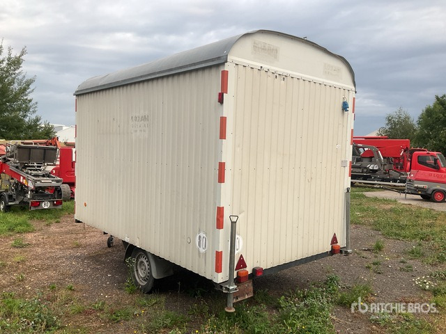 2012 Warrlich 3,50/80/KM/H S/A Enclosed Trailer - Skur container, Anhænger: billede 2 2012 Warrlich 3,50/80/KM/H S/A Enclosed Trailer - Skur container, Anhænger: billede 2