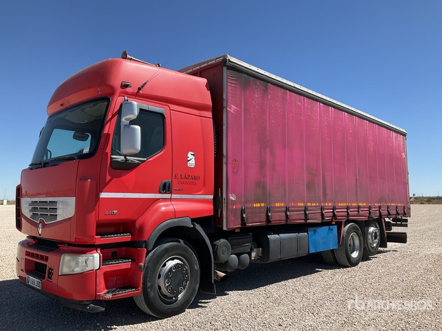 2006 Renault Premium 440.26 6x2 Curtain Side Truck - Lastbil med presenning: billede 2 2006 Renault Premium 440.26 6x2 Curtain Side Truck - Lastbil med presenning: billede 2