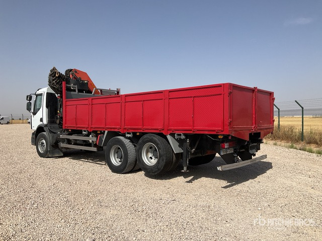 2008 Renault Premium Lander 410.26 2007 Palfinger 29002 on 6x2 Flatbed Truck with Crane - Lastbil med lad, Lastbil med kran: billede 3 2008 Renault Premium Lander 410.26 2007 Palfinger 29002 on 6x2 Flatbed Truck with Crane - Lastbil med lad, Lastbil med kran: billede 3