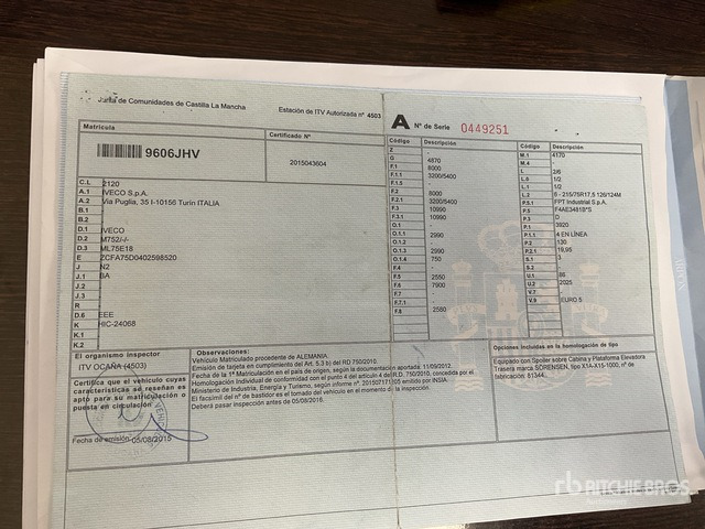 2010 Iveco Eurocargo 75E18 4x2 Van Truck - Lastbil varevogn: billede 1 2010 Iveco Eurocargo 75E18 4x2 Van Truck - Lastbil varevogn: billede 1