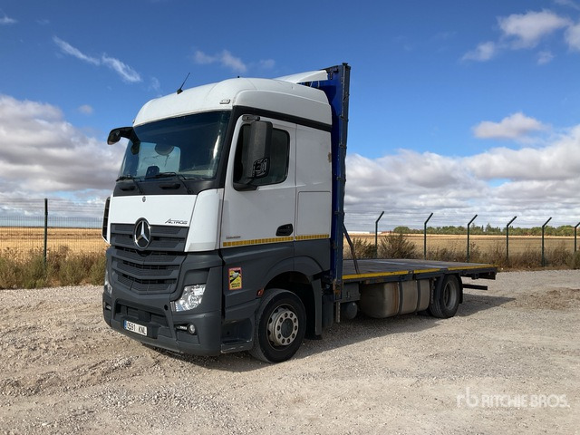2018 Mercedes-Benz Actros 1846L 4x2 Flatbed Truck - Lastbil med lad: billede 1 2018 Mercedes-Benz Actros 1846L 4x2 Flatbed Truck - Lastbil med lad: billede 1