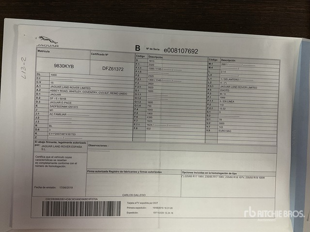 2019 Jaguar E Pace SUV - SUV: billede 5 2019 Jaguar E Pace SUV - SUV: billede 5