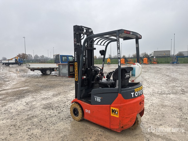 2015 Toyota 7FBEST15 1500 kg Electric Forklift - Gaffeltruck: billede 2 2015 Toyota 7FBEST15 1500 kg Electric Forklift - Gaffeltruck: billede 2