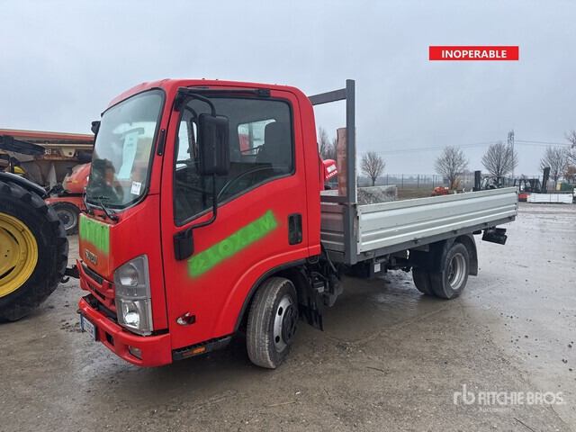 2019 Isuzu (Inoperable) Flatbed Truck - Lastbil med lad: billede 1 2019 Isuzu (Inoperable) Flatbed Truck - Lastbil med lad: billede 1