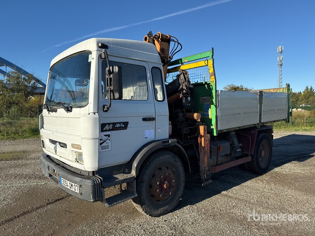 1998 Renault Midliner M210 1990 atlas 80.1 4000 kg on 4x2 ... Flatbed Truck with Crane - Lastbil med lad, Lastbil med kran: billede 2 1998 Renault Midliner M210 1990 atlas 80.1 4000 kg on 4x2 ... Flatbed Truck with Crane - Lastbil med lad, Lastbil med kran: billede 2