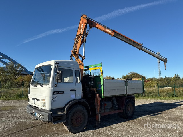 1998 Renault Midliner M210 1990 atlas 80.1 4000 kg on 4x2 ... Flatbed Truck with Crane - Lastbil med lad, Lastbil med kran: billede 3 1998 Renault Midliner M210 1990 atlas 80.1 4000 kg on 4x2 ... Flatbed Truck with Crane - Lastbil med lad, Lastbil med kran: billede 3