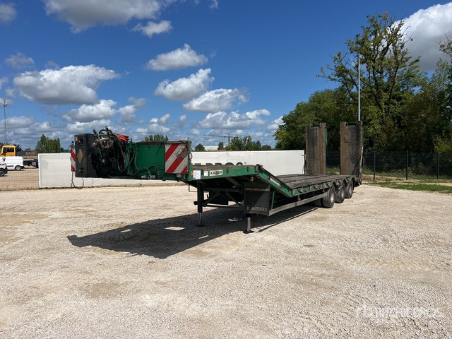 2001 Kaiser S4503F2C Tri/A Semi-Remorque Porte-Engin ... Lowboy Trailer - Nedbygget platform sættevogn: billede 1 2001 Kaiser S4503F2C Tri/A Semi-Remorque Porte-Engin ... Lowboy Trailer - Nedbygget platform sættevogn: billede 1