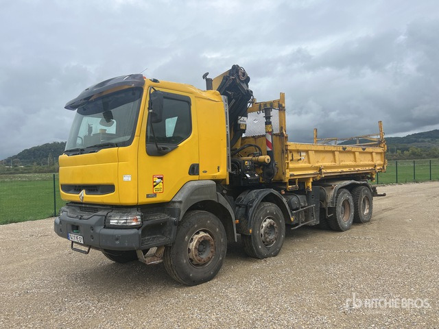 2006 Renault Kerax 380 2005 Palfinger PK20002 6100 kg ... Dump Truck with Crane - Tipvogn lastbil: billede 2 2006 Renault Kerax 380 2005 Palfinger PK20002 6100 kg ... Dump Truck with Crane - Tipvogn lastbil: billede 2
