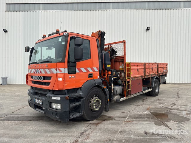 2008 Iveco Stralis 310 2007 Fassi F130A-21 5730 kg on ... Flatbed Truck with Crane - Lastbil med lad, Lastbil med kran: billede 2 2008 Iveco Stralis 310 2007 Fassi F130A-21 5730 kg on ... Flatbed Truck with Crane - Lastbil med lad, Lastbil med kran: billede 2