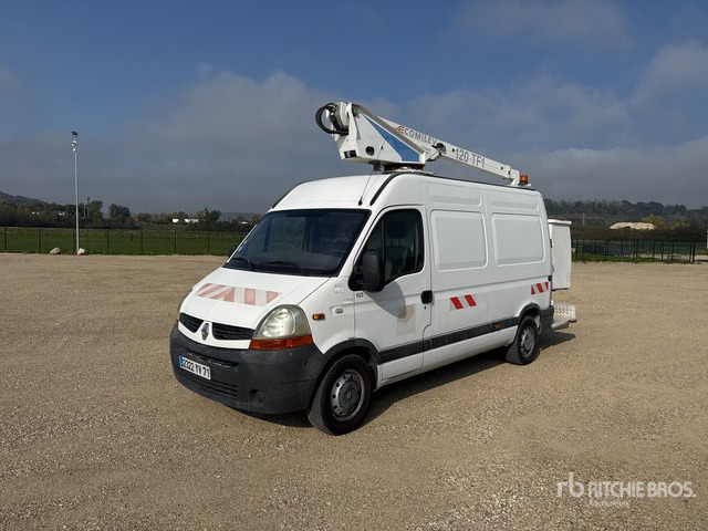 2008 Renault Master dCi 120 2008 Comilev EN120TF1 on 4x2 Ca ... Bucket Truck - Lastbil med mandskabslift: billede 2 2008 Renault Master dCi 120 2008 Comilev EN120TF1 on 4x2 Ca ... Bucket Truck - Lastbil med mandskabslift: billede 2