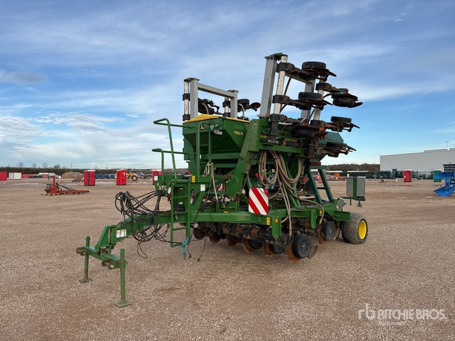 2011 John Deere 750A 6 m Semi-Mount Semoir Simplifie ... Air Seeder - Såmaskine: billede 1 2011 John Deere 750A 6 m Semi-Mount Semoir Simplifie ... Air Seeder - Såmaskine: billede 1