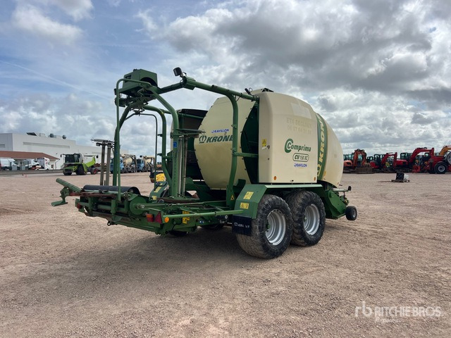 2012 Krone Comprima CV150XC Presse Enrubanneuse 2 Essieux T/A Round Baler - Rundballepresse: billede 3 2012 Krone Comprima CV150XC Presse Enrubanneuse 2 Essieux T/A Round Baler - Rundballepresse: billede 3