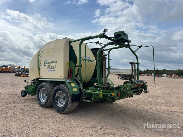 2012 Krone Comprima CV150XC Presse Enrubanneuse 2 Essieux T/A Round Baler - Rundballepresse: billede 4 2012 Krone Comprima CV150XC Presse Enrubanneuse 2 Essieux T/A Round Baler - Rundballepresse: billede 4
