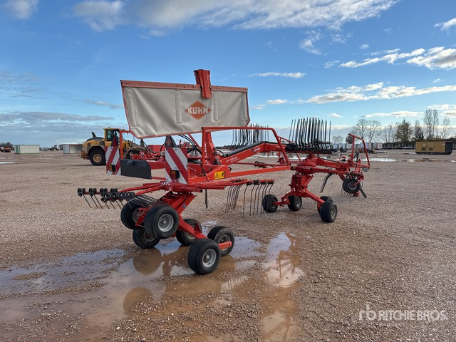 2012 Kuhn GA6632 6.6 m Semi-Mount 2 Rotor Andaineur Hay Rake - Høvender: billede 3 2012 Kuhn GA6632 6.6 m Semi-Mount 2 Rotor Andaineur Hay Rake - Høvender: billede 3