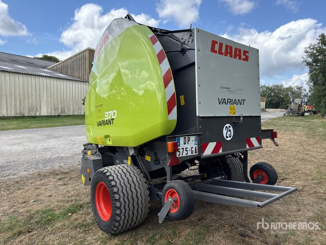 2014 Claas Variant 370 Presse A Balles Rondes 1 Essieu S/A Round Baler - Rundballepresse: billede 2 2014 Claas Variant 370 Presse A Balles Rondes 1 Essieu S/A Round Baler - Rundballepresse: billede 2