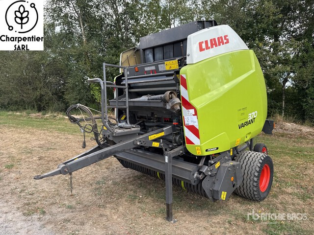 2014 Claas Variant 370 Presse A Balles Rondes 1 Essieu S/A Round Baler - Rundballepresse: billede 1 2014 Claas Variant 370 Presse A Balles Rondes 1 Essieu S/A Round Baler - Rundballepresse: billede 1