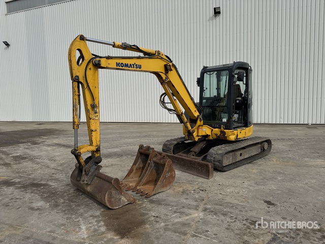 2014 Komatsu PC55MR-3 Mini-Pelle Mini Excavator: <6.6t - Minigravemaskine: billede 1 2014 Komatsu PC55MR-3 Mini-Pelle Mini Excavator: <6.6t - Minigravemaskine: billede 1