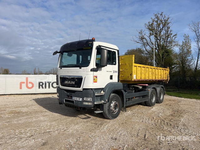 2014 MAN TGS33.480 6x4 Camion Polybenne Ampliroll Roll-Off Truck - Lastbil kroghejs: billede 1 2014 MAN TGS33.480 6x4 Camion Polybenne Ampliroll Roll-Off Truck - Lastbil kroghejs: billede 1