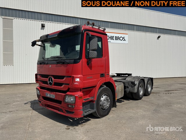 2010 Mercedes-Benz Actros 3351 V8 6x4 Tracteur Routier T/A Day Cab Truck Tractor - Trækker: billede 1 2010 Mercedes-Benz Actros 3351 V8 6x4 Tracteur Routier T/A Day Cab Truck Tractor - Trækker: billede 1