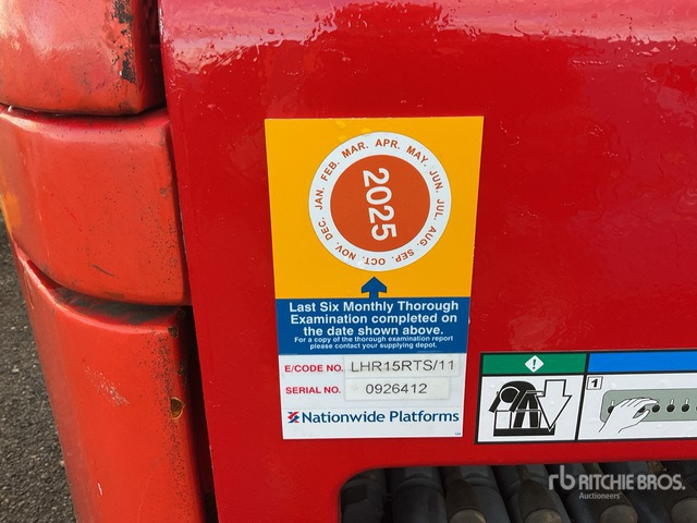 2013 Nifty-Lift HR15D 4WD Diesel Articulating Boom Lift - Bomlift: billede 5 2013 Nifty-Lift HR15D 4WD Diesel Articulating Boom Lift - Bomlift: billede 5