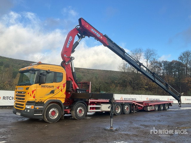 2013 Scania R480LB Effer 685/5S Crane - Beavertail T/A Sleeper Truck Tractor - Lastbil med lad: billede 3 2013 Scania R480LB Effer 685/5S Crane - Beavertail T/A Sleeper Truck Tractor - Lastbil med lad: billede 3