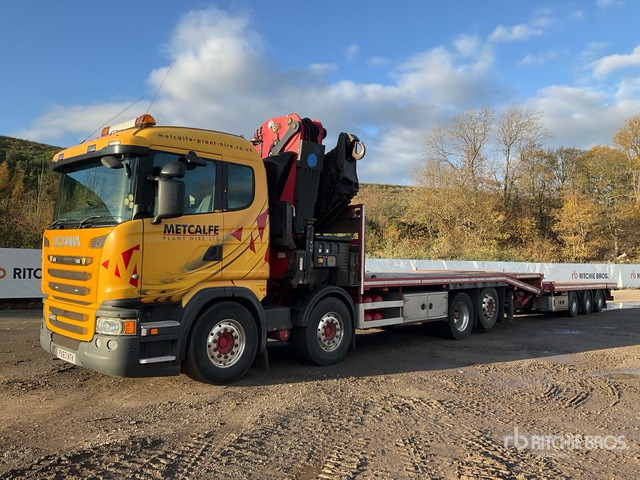 2013 Scania R480LB Effer 685/5S Crane - Beavertail T/A Sleeper Truck Tractor - Lastbil med lad: billede 2 2013 Scania R480LB Effer 685/5S Crane - Beavertail T/A Sleeper Truck Tractor - Lastbil med lad: billede 2