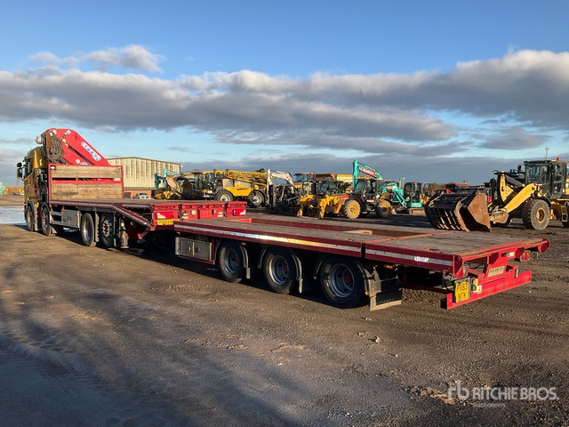 2013 Scania R480LB Effer 685/5S Crane - Beavertail T/A Sleeper Truck Tractor - Lastbil med lad: billede 4 2013 Scania R480LB Effer 685/5S Crane - Beavertail T/A Sleeper Truck Tractor - Lastbil med lad: billede 4