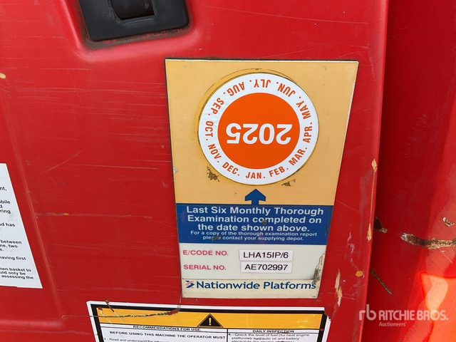 2014 Haulotte HA151P 2WD Electric Articulating Boom Lift - Bomlift: billede 1 2014 Haulotte HA151P 2WD Electric Articulating Boom Lift - Bomlift: billede 1