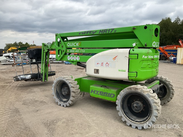 2015 Nifty HR17 4WD Hybrid Articulating Boom Lift - Bomlift: billede 3 2015 Nifty HR17 4WD Hybrid Articulating Boom Lift - Bomlift: billede 3