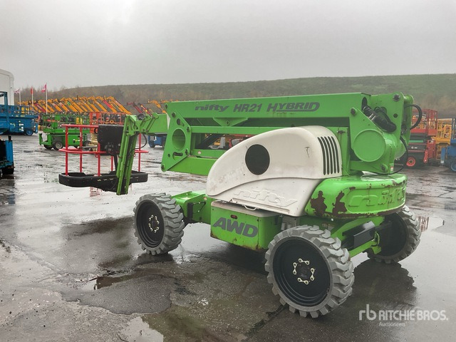 2015 Nifty-Lift HR21 Hybrid 4WD Hybrid Articulating Boom Lift - Bomlift: billede 3 2015 Nifty-Lift HR21 Hybrid 4WD Hybrid Articulating Boom Lift - Bomlift: billede 3