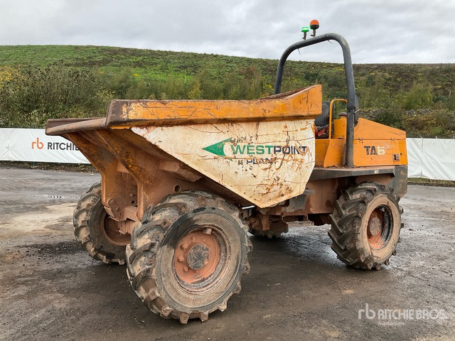 2015 Terex TA6 6 ton 4x4 Dumper - Mini Tipvogn: billede 2 2015 Terex TA6 6 ton 4x4 Dumper - Mini Tipvogn: billede 2