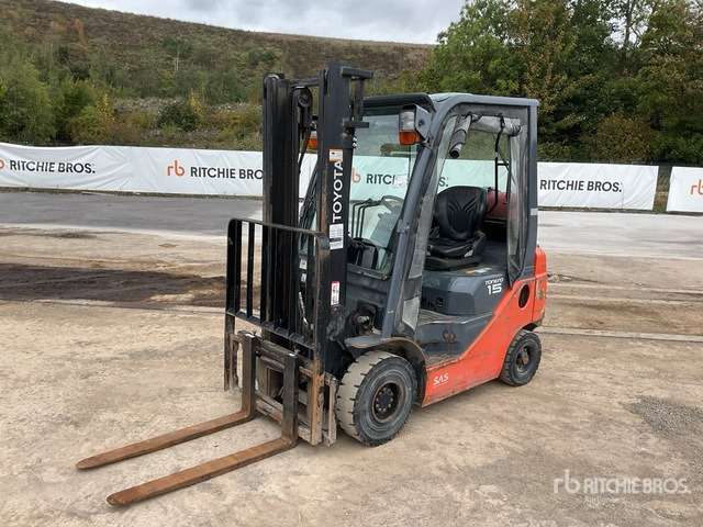 2018 Toyota 02-8FGF15 2018 Toyota 8FG15 Forklift Forklift - Gas gaffeltruck: billede 3 2018 Toyota 02-8FGF15 2018 Toyota 8FG15 Forklift Forklift - Gas gaffeltruck: billede 3