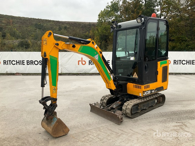 2019 JCB 16C-1 2019 JCB 16/c-1 Tracked Excavator Mini Excavator: <6.6t - Minigravemaskine: billede 1 2019 JCB 16C-1 2019 JCB 16/c-1 Tracked Excavator Mini Excavator: <6.6t - Minigravemaskine: billede 1