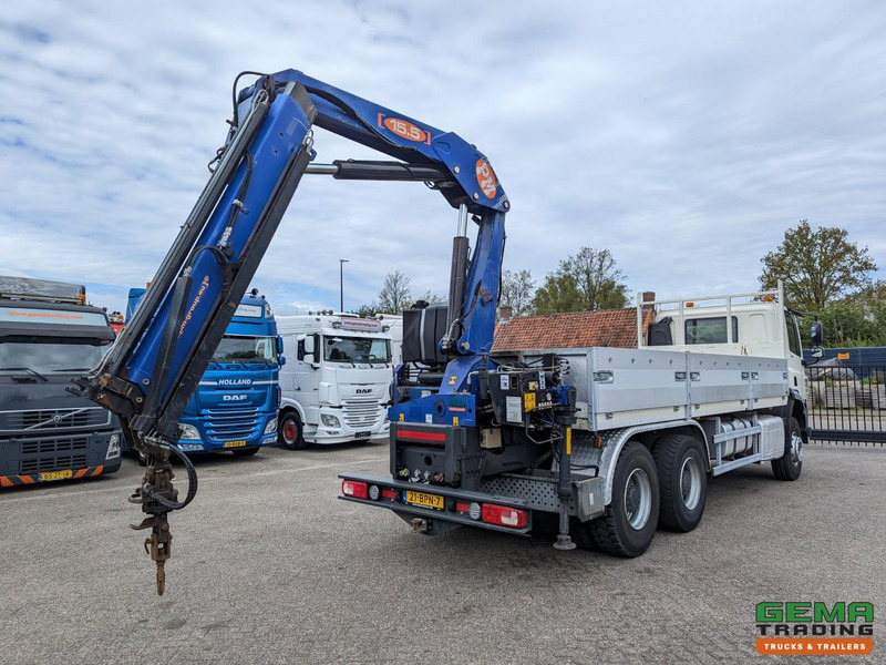 DAF CF 330 FAT 6x4 Dagcab Euro6A - Open laadbak 6.4m + PM 15522 - RadioGrafisch - Handgeschakeld - 08/2025APK - Lastbil med lad, Lastbil med kran: billede 2 DAF CF 330 FAT 6x4 Dagcab Euro6A - Open laadbak 6.4m + PM 15522 - RadioGrafisch - Handgeschakeld - 08/2025APK - Lastbil med lad, Lastbil med kran: billede 2