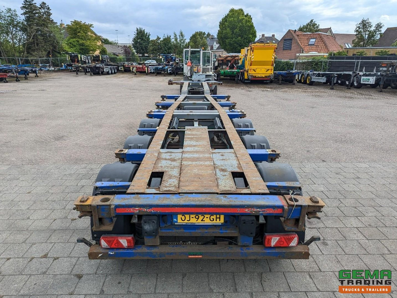 Containerbil/ Veksellad sættevogn Krone SDC 27 3-Assen SAF - Lift as - Schijfremmen - Achterschuiver - 20 2x20FT/30/40FT: billede 8