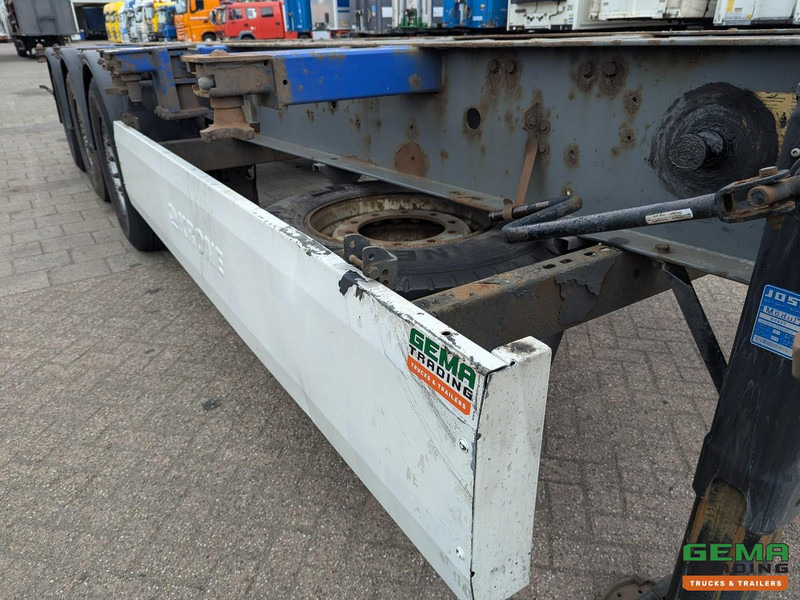 Containerbil/ Veksellad sættevogn Krone SDC 27 3-Assen SAF - Lift as - Schijfremmen - Achterschuiver - 20 2x20FT/30/40FT: billede 12