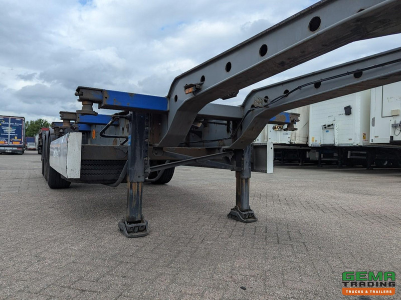 Containerbil/ Veksellad sættevogn Krone SDC 27 3-Assen SAF - Lift as - Schijfremmen - Achterschuiver - 20 2x20FT/30/40FT: billede 10