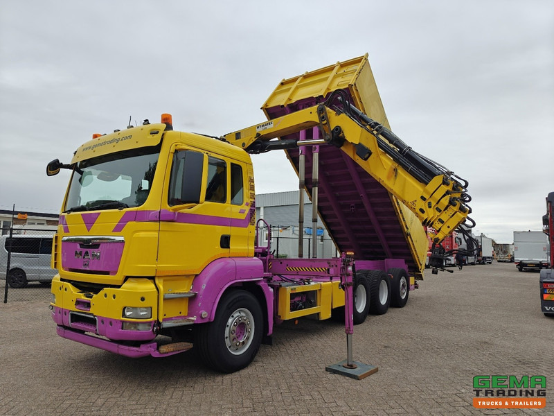 MAN TGS 35.440 8x4/4 Dagcabine Euro5 - Hymatec Kipper + Hiab 166 ES-4 Pro - Alcoa - 02/2026 APK - Tipvogn lastbil, Lastbil med kran: billede 1 MAN TGS 35.440 8x4/4 Dagcabine Euro5 - Hymatec Kipper + Hiab 166 ES-4 Pro - Alcoa - 02/2026 APK - Tipvogn lastbil, Lastbil med kran: billede 1