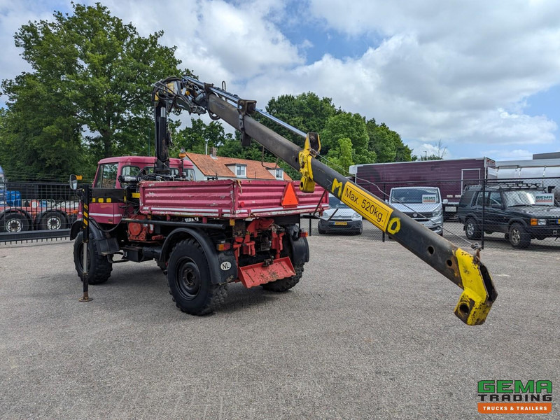 Unimog 416/U1100 4x4 - Hiab PK4600A - Open laadbak - Lier - Vangmuil/trekhaak - Mercedes Benz - Lastbil med kran: billede 4 Unimog 416/U1100 4x4 - Hiab PK4600A - Open laadbak - Lier - Vangmuil/trekhaak - Mercedes Benz - Lastbil med kran: billede 4