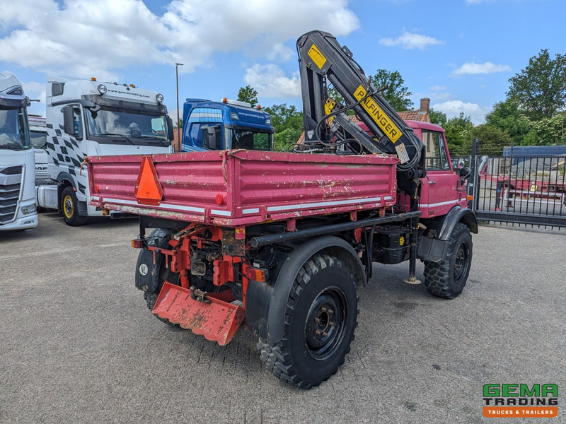 Unimog 416/U1100 4x4 - Hiab PK4600A - Open laadbak - Lier - Vangmuil/trekhaak - Mercedes Benz - Lastbil med kran: billede 5 Unimog 416/U1100 4x4 - Hiab PK4600A - Open laadbak - Lier - Vangmuil/trekhaak - Mercedes Benz - Lastbil med kran: billede 5
