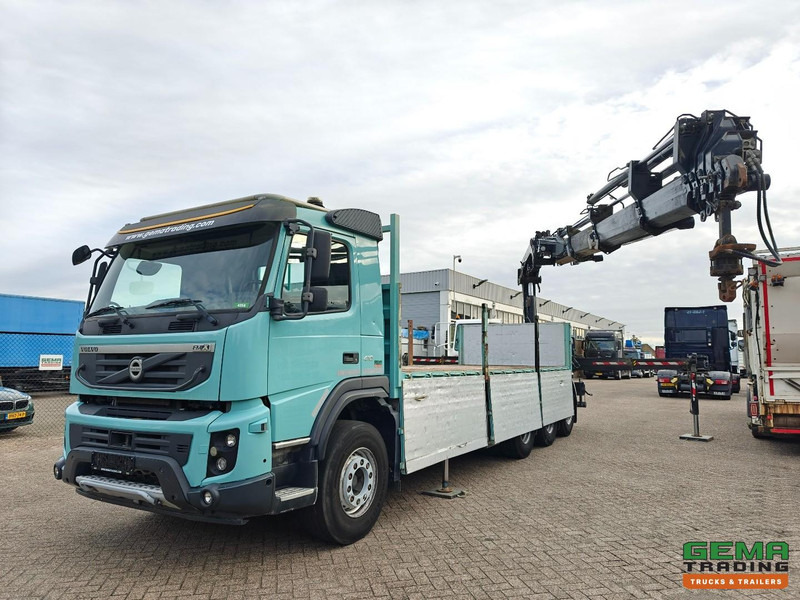 Volvo FMX 410 8x4/4 Dagcab Euro5 - Open Laadbak 6.8m + Hiab 244 E-6 Hipro - 258.000km - Naafreductie - 05/2026 APK - Lastbil med lad, Lastbil med kran: billede 4 Volvo FMX 410 8x4/4 Dagcab Euro5 - Open Laadbak 6.8m + Hiab 244 E-6 Hipro - 258.000km - Naafreductie - 05/2026 APK - Lastbil med lad, Lastbil med kran: billede 4
