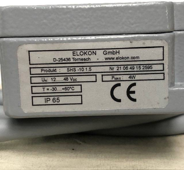 Elokon SHS-10 1.5 for forklift - Sensor for Materialehåndteringsudstyr: billede 3 Elokon SHS-10 1.5 for forklift - Sensor for Materialehåndteringsudstyr: billede 3