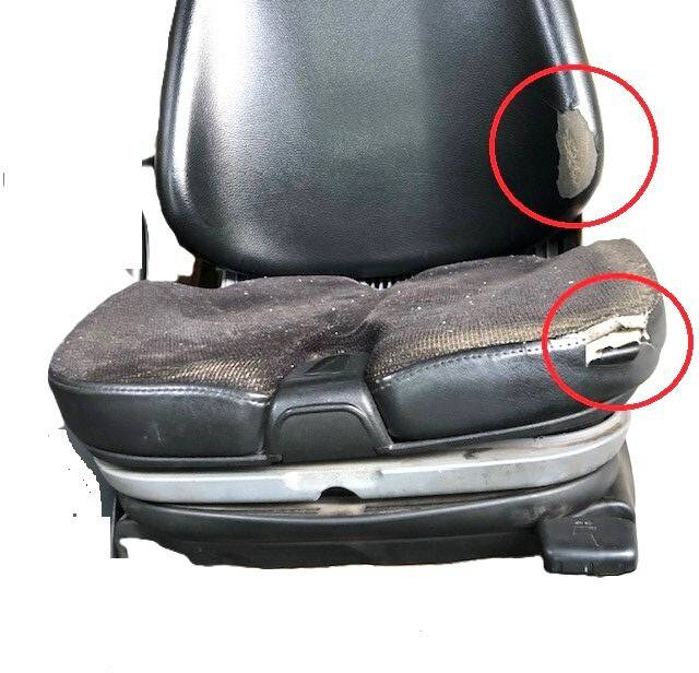 Seat for Linde R16,  Series 1120 - Sæde for Materialehåndteringsudstyr: billede 2 Seat for Linde R16,  Series 1120 - Sæde for Materialehåndteringsudstyr: billede 2