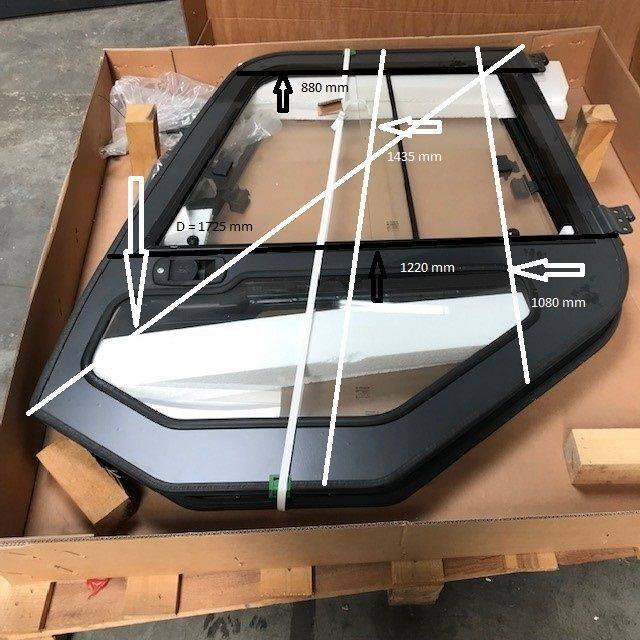 Set of right and left for Komatsu - Dør og reservedele for Materialehåndteringsudstyr: billede 3 Set of right and left for Komatsu - Dør og reservedele for Materialehåndteringsudstyr: billede 3