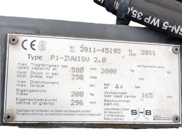 Integral Fork positioner shaft guid with sideshift valve - Udstyr: billede 5 Integral Fork positioner shaft guid with sideshift valve - Udstyr: billede 5