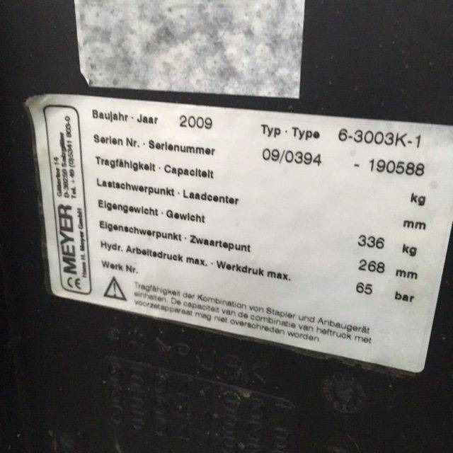 Meyer load stabilizer - Udstyr: billede 5 Meyer load stabilizer - Udstyr: billede 5